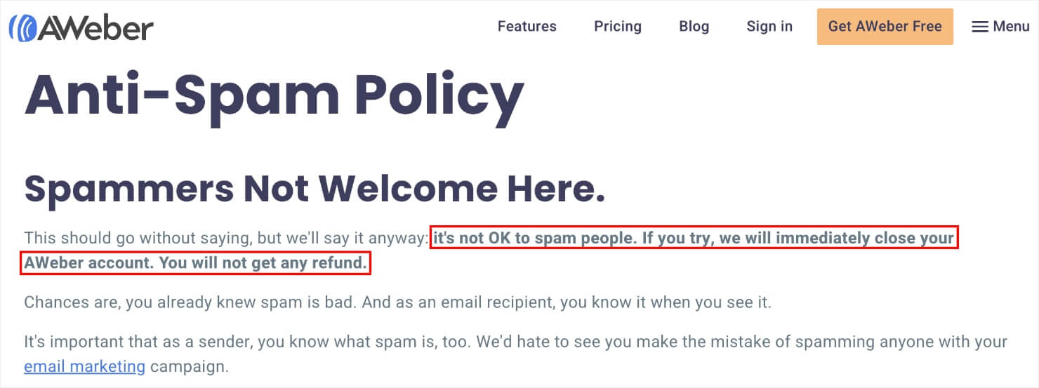 buy email list_aweber - OptinMonster can you buy email addresses