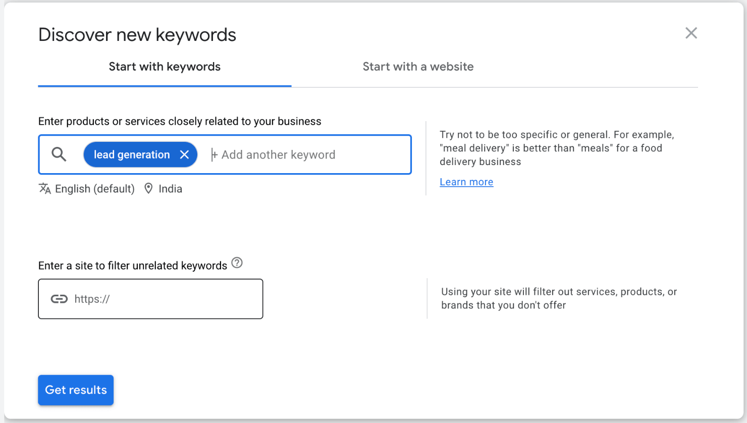 best kw research tool_google ads 2-min - OptinMonster tips to use google ads keyword planner