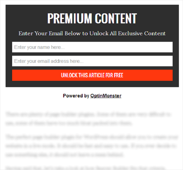 contentlockexample-1 - OptinMonster content locking example to show how to grow your email list