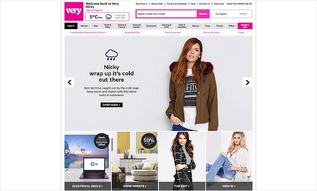 examples-of-personalized-marketing-shopdirect-winter - OptinMonster examples-of-personalized-marketing-shopdirect-winter