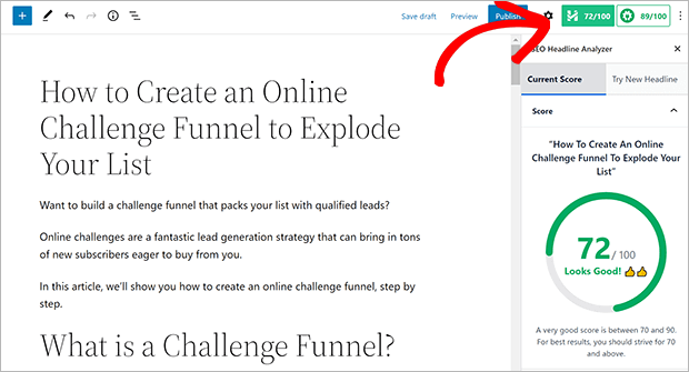 headline analyzer - OptinMonster