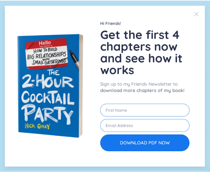 nick-gray-book-campaign - OptinMonster