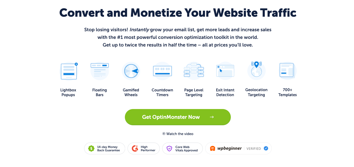 OptinMonster Homepage - OptinMonster OptinMonster Homepage