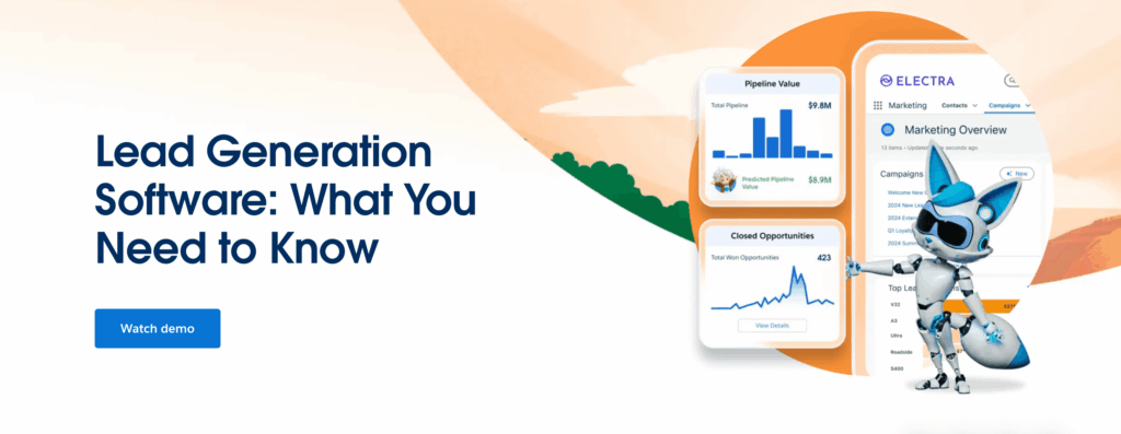 Salesforce - best lead generation tools - OptinMonster