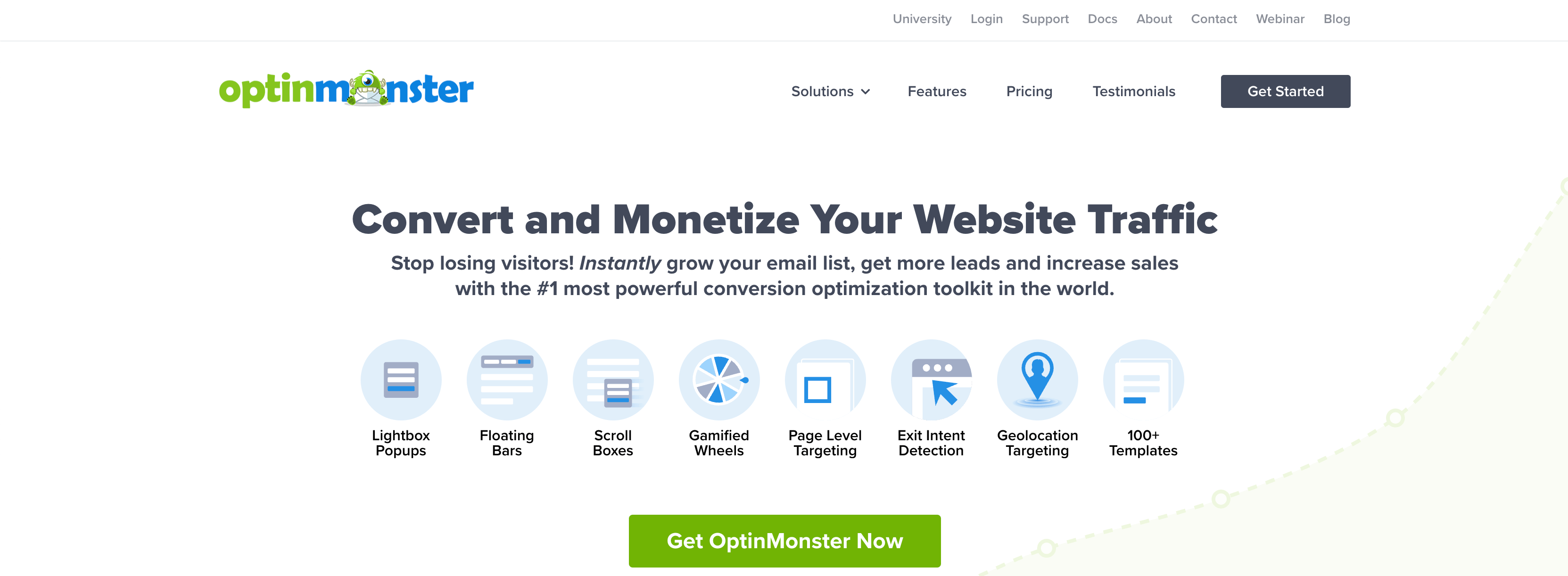 OptinMonster Home Page 2023 - OptinMonster OptinMonster Home Page 2023