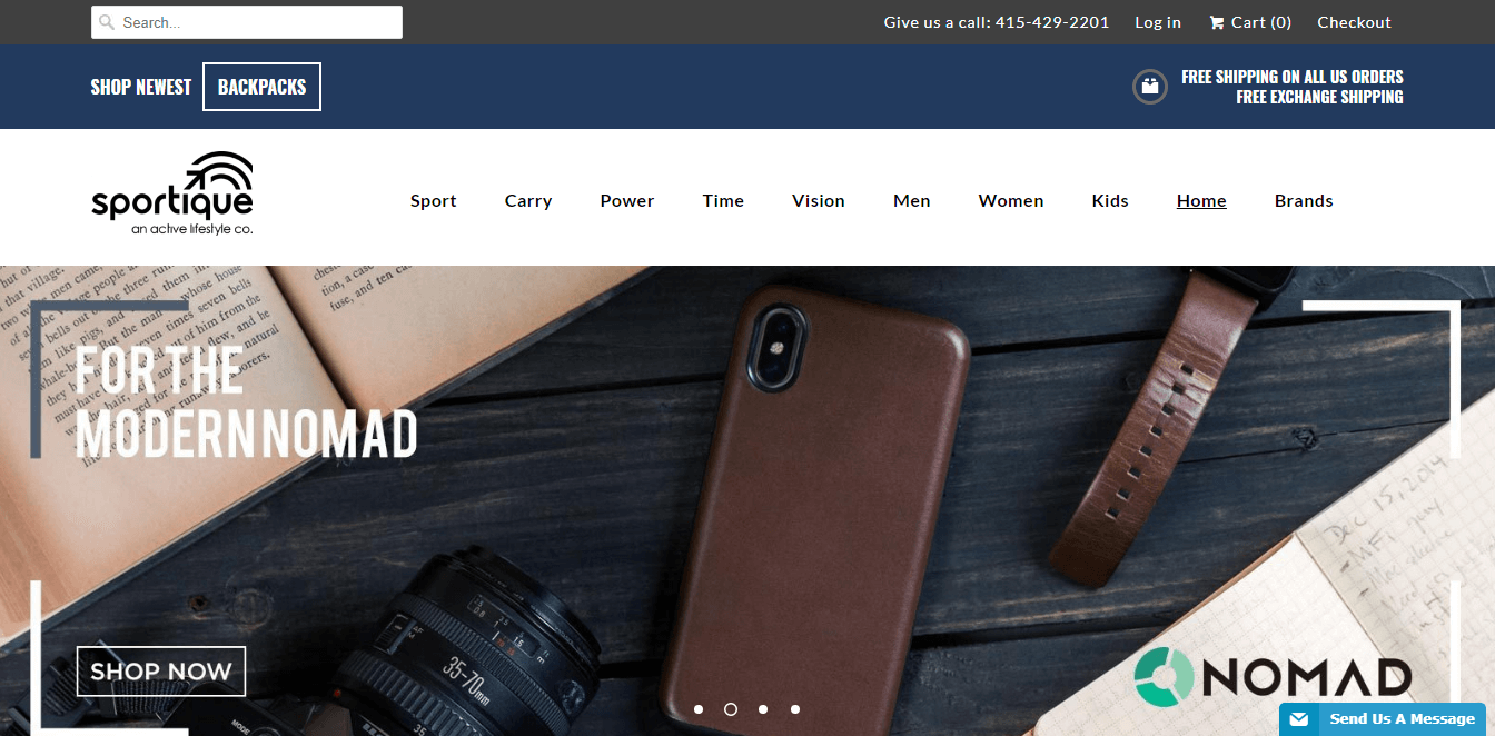 Sportique used creative email marketing ideas for ecommerce to increase conversions - OptinMonster Sportique used creative lifestyle brand marketing to increase conversions