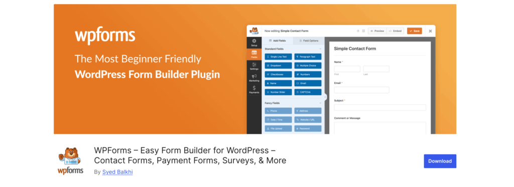 WPForms - Best WordPress Plugins - OptinMonster WPForms - Best WordPress Plugins